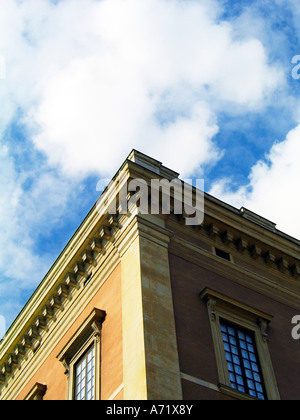 Il Palazzo Reale e la città vecchia di Stoccolma, Svezia. Foto Stock