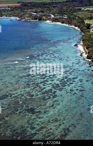 Balaclava costa in isola Maurizio Foto Stock