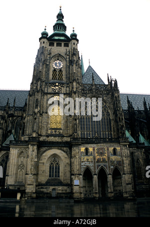 San Vito s Cathedral Pragure Castle Praga Repubblica Ceca Foto Stock