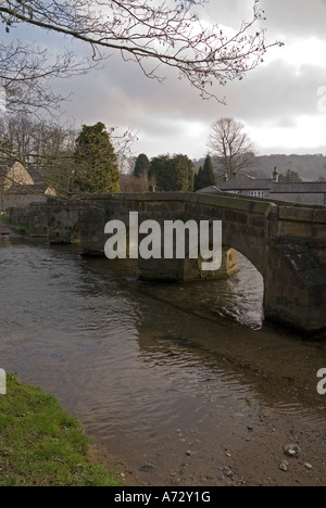 Holme ponte in prossimità di Bakewell Foto Stock