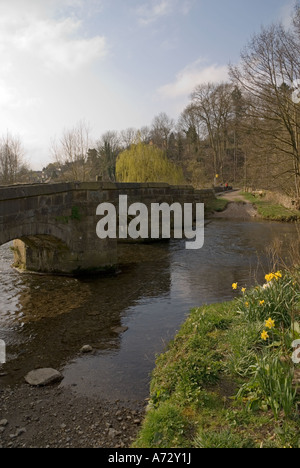 Holme ponte in prossimità di Bakewell Foto Stock