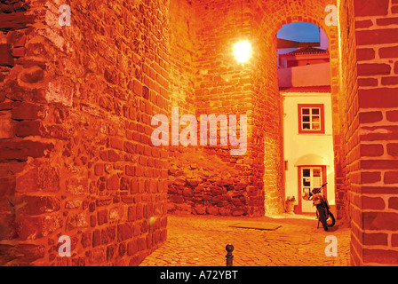 Old Town Gate Portas da Cidade, Silves, Algarve, PORTOGALLO Foto Stock
