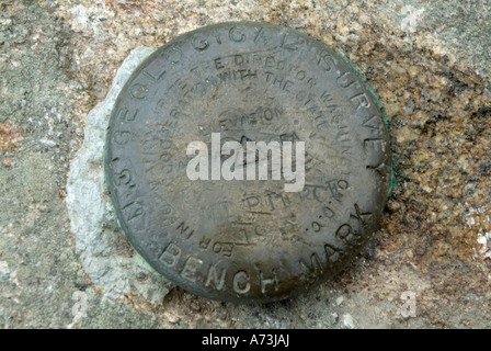 Appalachian Trail -Monte Pierce che è nella gamma presidenziale di montagne bianche NH USA Foto Stock