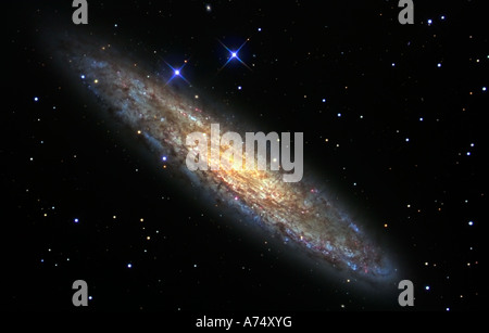 Lo scultore galassia NGC 253 nella costellazione dello scultore Foto Stock