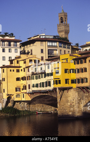 Ponte Vecchio Firenze Italia Foto Stock