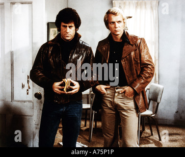 STARSKY E HUTCH US serie TV 1975 al 1979 con Paul Michael Glaser a sinistra come Starsky e David Soul come Hutch Foto Stock