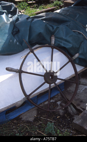 ESSEX RUOTA NAVI A HYTHE QUAY MALDON INGHILTERRA UK Europa Foto Stock