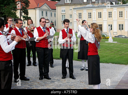 Eisenstadt Österreich Neusiedler See Austria città capitale del Burgenland Foto Stock