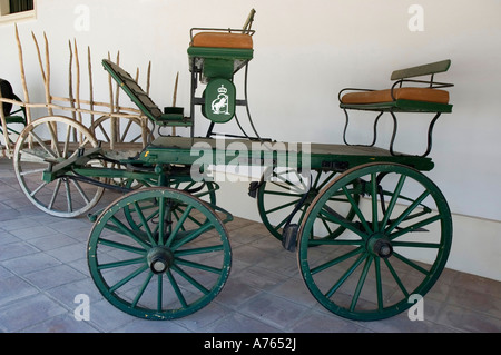 Museo delle Carrozze nella Scuola Reale Andalusa di Arte Equestre DI JEREZ DE LA FRONTERA la provincia di Cadiz Cadice Andalusia Spagna Foto Stock