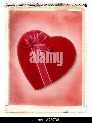 Giorno di san valentino candy cuore dono Foto Stock