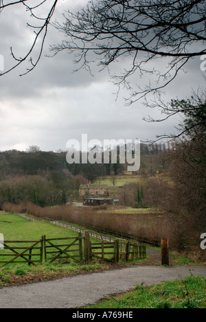 Worsbrough Mill e Country Park da Tortora Valley Trail Foto Stock