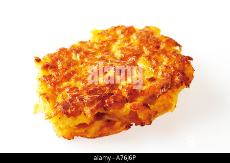 Rutabaga singola frittella, close-up Foto Stock