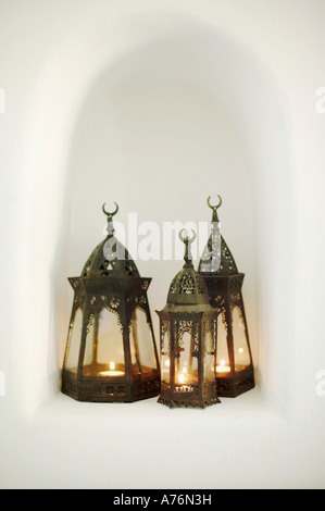 Arabian lampade a mano Foto Stock