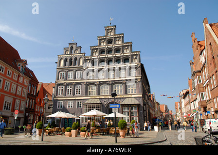 Edificio storico della Camera di Commercio e Industria, Luneburg, Luneburg brughiera, Bassa Sassonia, Germania Foto Stock