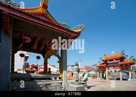 Il Tempio cinese Phuket Citta Vecchia, Phuket, Tailandia Foto Stock