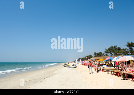 Mobor Beach, Colva, Goa Sud, Goa, India Foto Stock