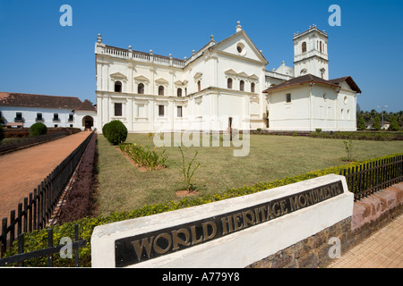 La cattedrale (Se), Old Goa (Velha Goa), Goa, India Foto Stock