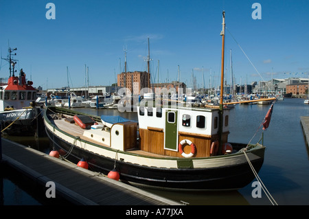 La marina nella città di Hull, nello Yorkshire, Inghilterra, Regno Unito Foto Stock