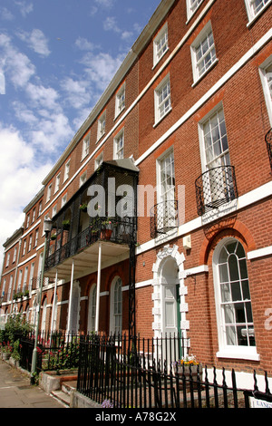 Regno Unito Devon Exeter Colleton Crescent Foto Stock