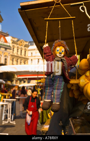 Mercato in piazza Freyung centrale di Vienna Austria UE Foto Stock