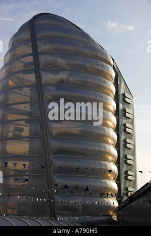 Il Razzo Tower, Centro Spaziale Nazionale, Abbazia Prati, Leicester, Leicestershire, Inghilterra Foto Stock