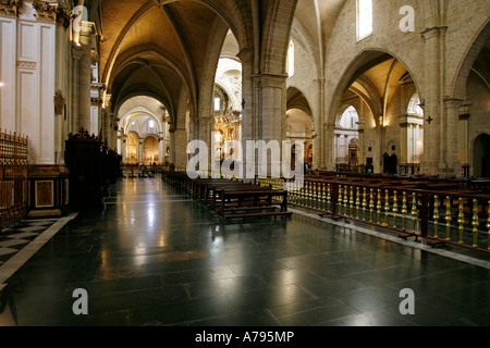 Catedral de Santa María de Valencia Spagna Europa Foto Stock