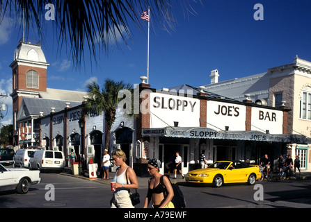 Joes Sloppy Bar Ernest Hemingway Key West Florida Foto Stock