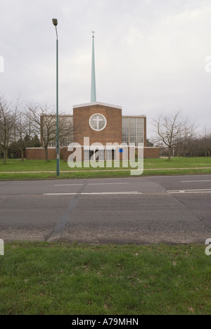 La Madonna di Fatima, Chiesa Harlow, Essex, Regno Unito Foto Stock