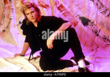 DURAN DURAN Simon Le Bon cantante del gruppo britannico nel 1985. Foto Valerie Walker Foto Stock