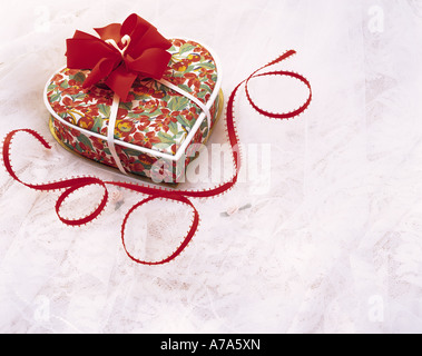 A forma di cuore dono Foto Stock