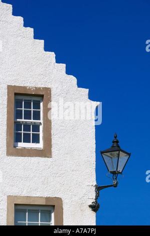 Frontone di casa sul Pan Ha, Dysart, Fife, Scozia, Regno Unito Foto Stock