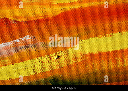 Dettaglio di un dipinto ad olio Foto Stock