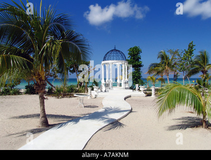 Gazebo di cerimonia nuziale Foto Stock