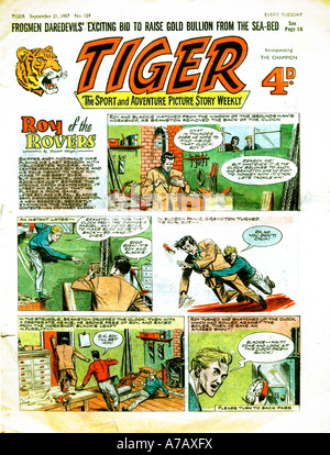 Tiger comico Roy del rover 1957 solo uso editoriale Foto Stock