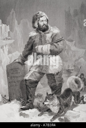 Elisha Kent Kane, 1820 - 1857. Medico americano e Arctic explorer. Da un dipinto di Alonzo Chappel Foto Stock