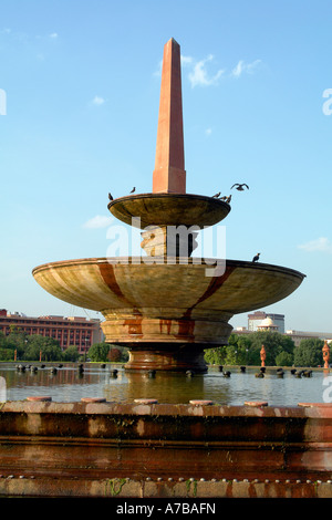 Fontana Nuova Delhi Foto Stock