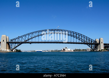 Il Ponte del Porto di Sydney NSW Australia Foto Stock