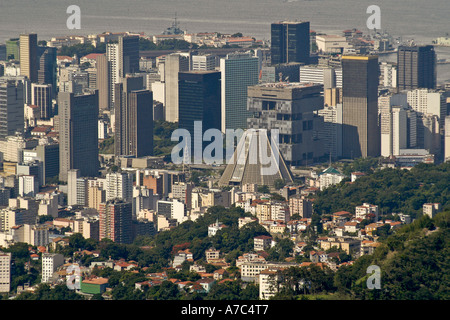 La città di Rio de Janeiro, Brasile Foto Stock