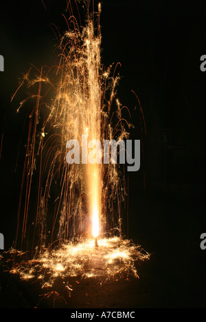 vulcano fuoco d'artificio