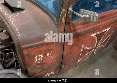 1932 Ford cruscotto e dettaglio della porta Foto Stock