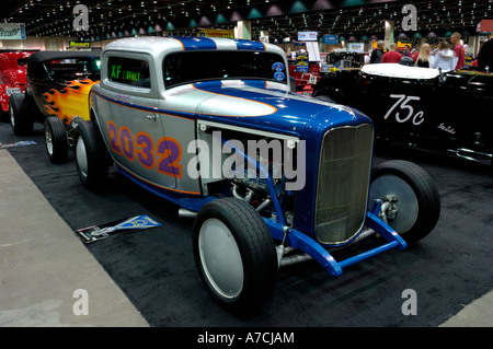 1932 Ford Coupe del 2007 a Detroit Autorama Hot Rod show di Detroit Michigan STATI UNITI Foto Stock