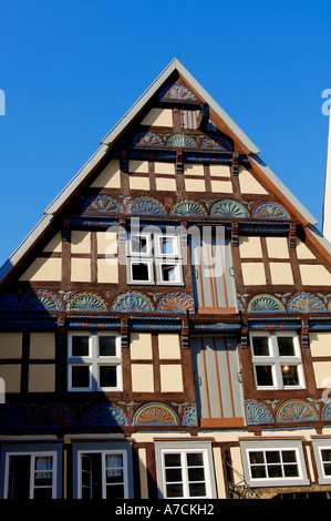 Legno a casa Bad Salzuflen Foto Stock