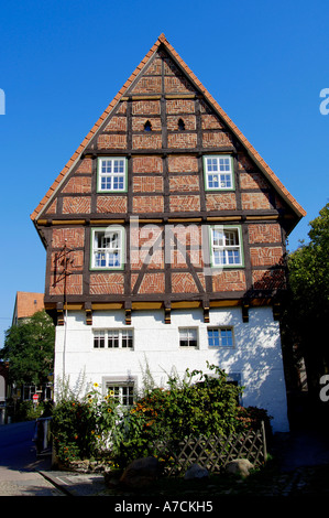 Legno a casa Bad Salzuflen Foto Stock