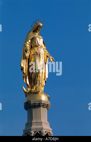 Zagabria Kaptol, statua della Vergine Maria Foto Stock