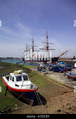 HMS Guerriero Foto Stock