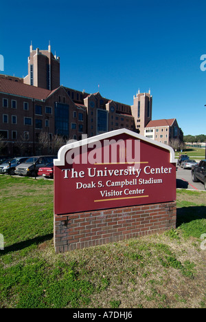 Doak S Campbell Football Stadium e Centro Visitatori sulla Florida State University Campus Tallahassee Florida Seminoles FL Foto Stock