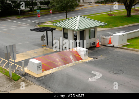 Barriere per parcheggi per il Tallahassee Florida State Capitol Building Foto Stock