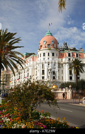 Il Negresco Hotel sulla Promenade des Anglais Nizza Foto Stock