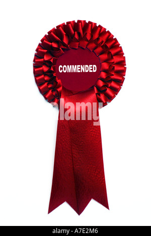 Rosette vincitori e perdenti Foto Stock