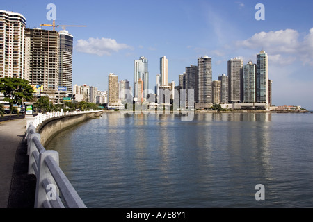 Panama City Skyline Foto Stock